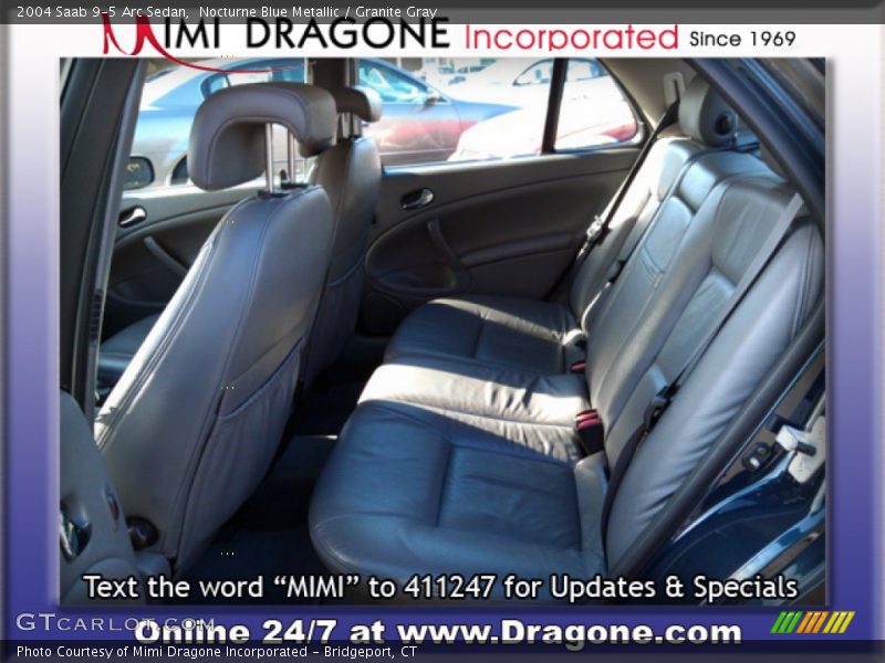 Nocturne Blue Metallic / Granite Gray 2004 Saab 9-5 Arc Sedan