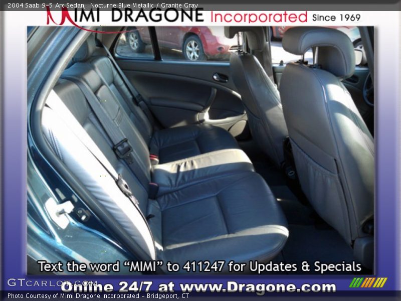 Nocturne Blue Metallic / Granite Gray 2004 Saab 9-5 Arc Sedan