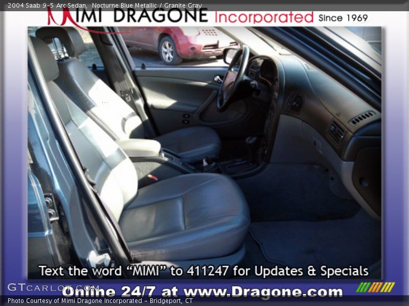 Nocturne Blue Metallic / Granite Gray 2004 Saab 9-5 Arc Sedan