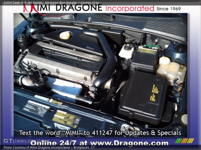 Nocturne Blue Metallic / Granite Gray 2004 Saab 9-5 Arc Sedan