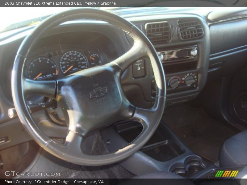 Yellow / Graphite 2003 Chevrolet S10 Xtreme Extended Cab