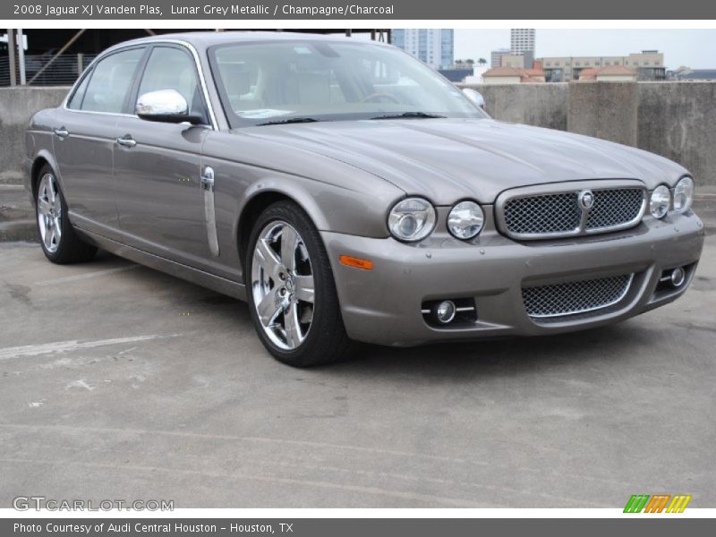 Lunar Grey Metallic / Champagne/Charcoal 2008 Jaguar XJ Vanden Plas