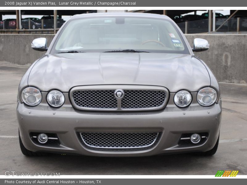 Lunar Grey Metallic / Champagne/Charcoal 2008 Jaguar XJ Vanden Plas