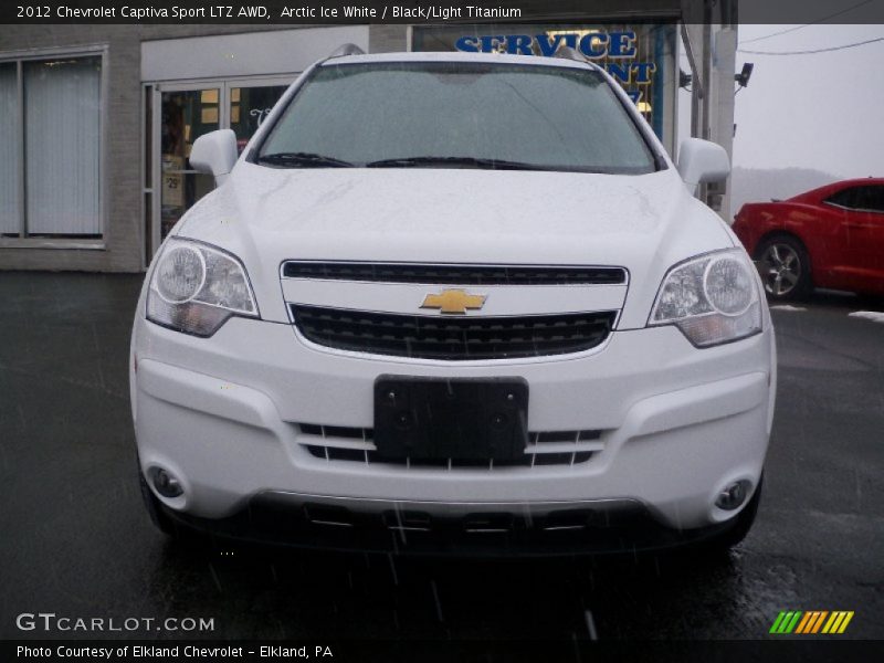Arctic Ice White / Black/Light Titanium 2012 Chevrolet Captiva Sport LTZ AWD