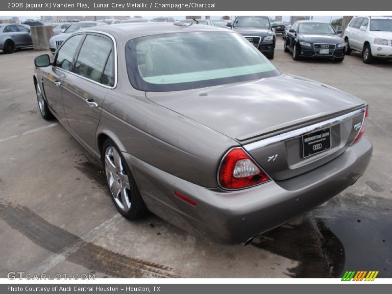 Lunar Grey Metallic / Champagne/Charcoal 2008 Jaguar XJ Vanden Plas