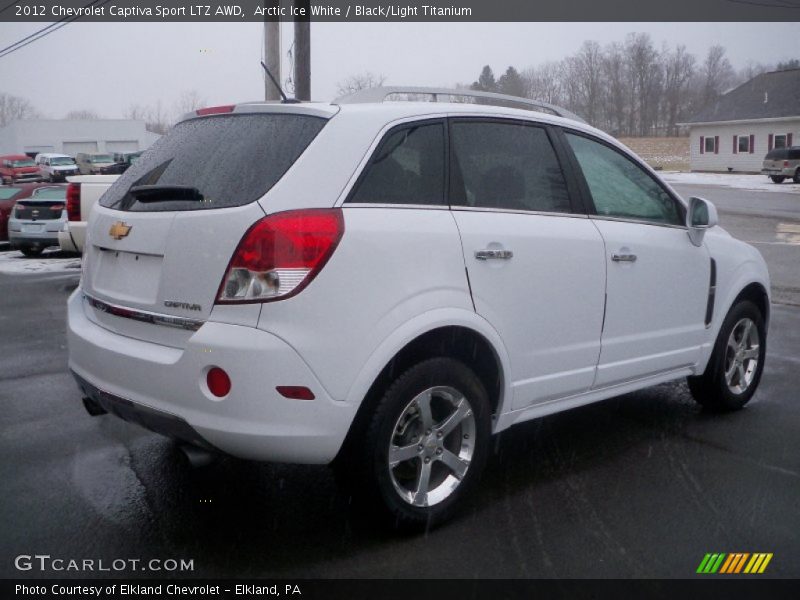 Arctic Ice White / Black/Light Titanium 2012 Chevrolet Captiva Sport LTZ AWD