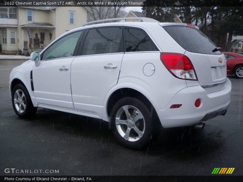 Arctic Ice White / Black/Light Titanium 2012 Chevrolet Captiva Sport LTZ AWD