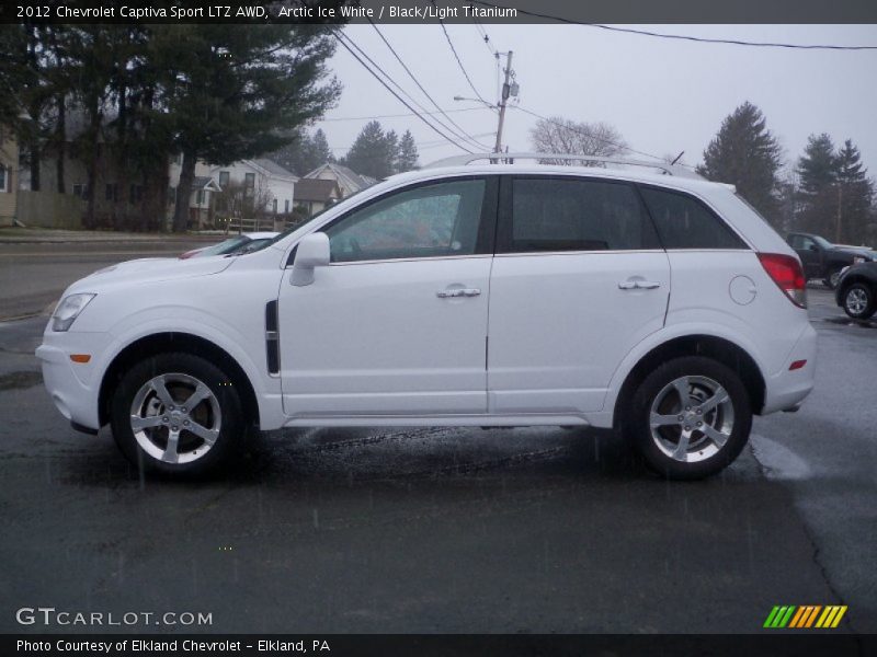 Arctic Ice White / Black/Light Titanium 2012 Chevrolet Captiva Sport LTZ AWD