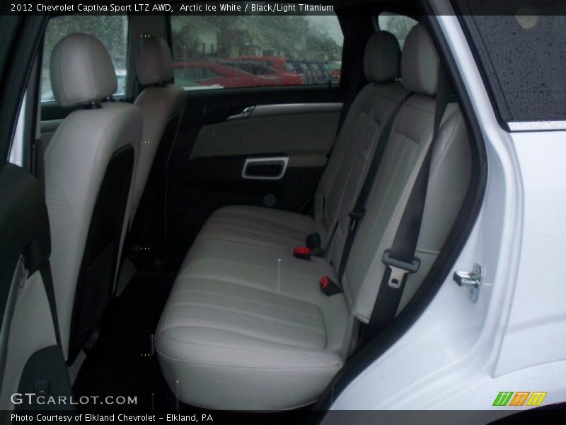 Arctic Ice White / Black/Light Titanium 2012 Chevrolet Captiva Sport LTZ AWD