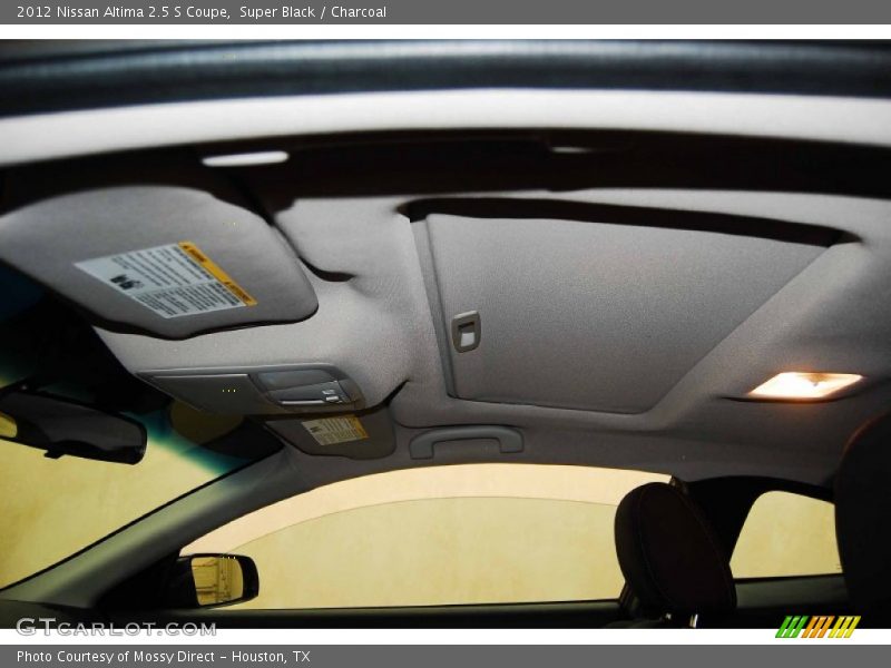 Super Black / Charcoal 2012 Nissan Altima 2.5 S Coupe