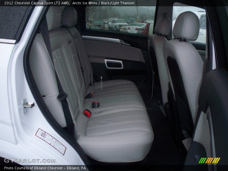 Arctic Ice White / Black/Light Titanium 2012 Chevrolet Captiva Sport LTZ AWD