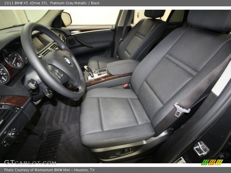 Front Seat of 2011 X5 xDrive 35i