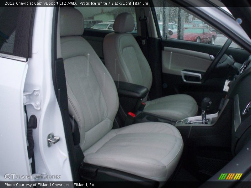 Arctic Ice White / Black/Light Titanium 2012 Chevrolet Captiva Sport LTZ AWD