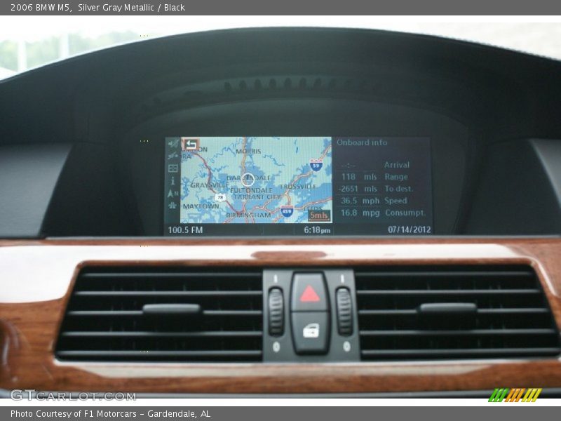 Silver Gray Metallic / Black 2006 BMW M5