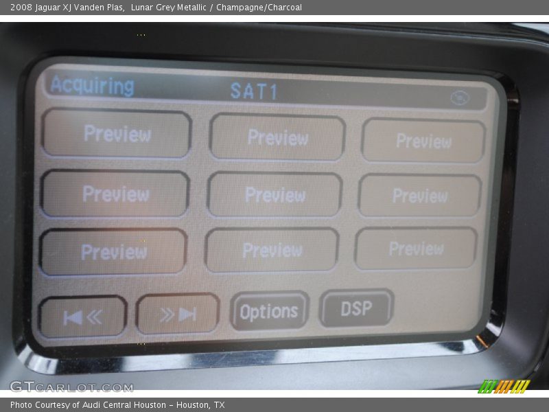 Lunar Grey Metallic / Champagne/Charcoal 2008 Jaguar XJ Vanden Plas