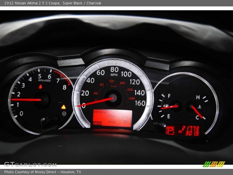 Super Black / Charcoal 2012 Nissan Altima 2.5 S Coupe