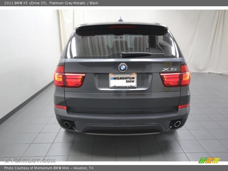 Platinum Gray Metallic / Black 2011 BMW X5 xDrive 35i