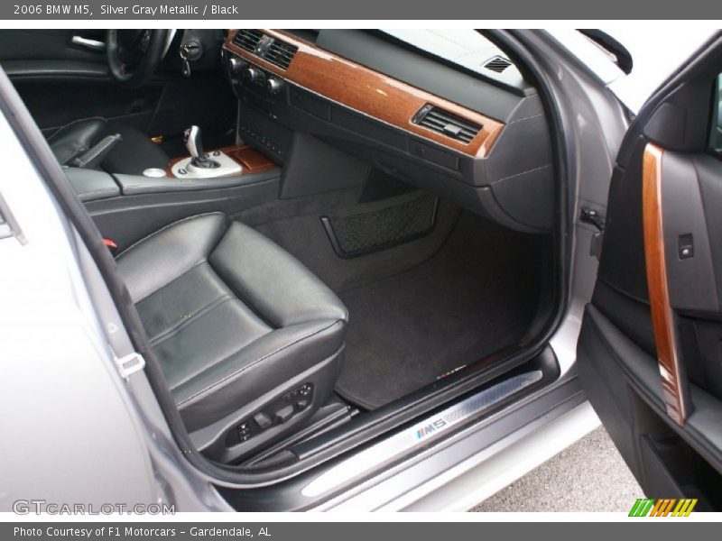Silver Gray Metallic / Black 2006 BMW M5