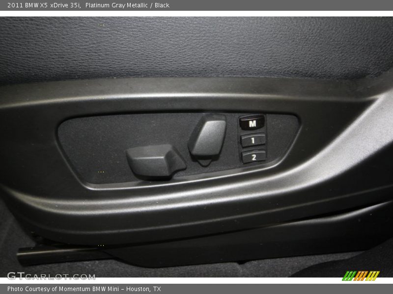 Platinum Gray Metallic / Black 2011 BMW X5 xDrive 35i