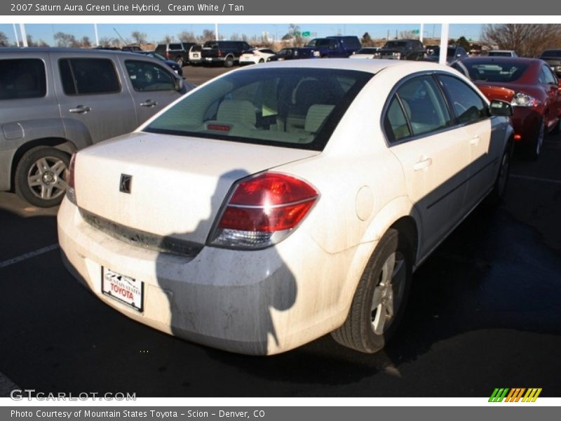 Cream White / Tan 2007 Saturn Aura Green Line Hybrid