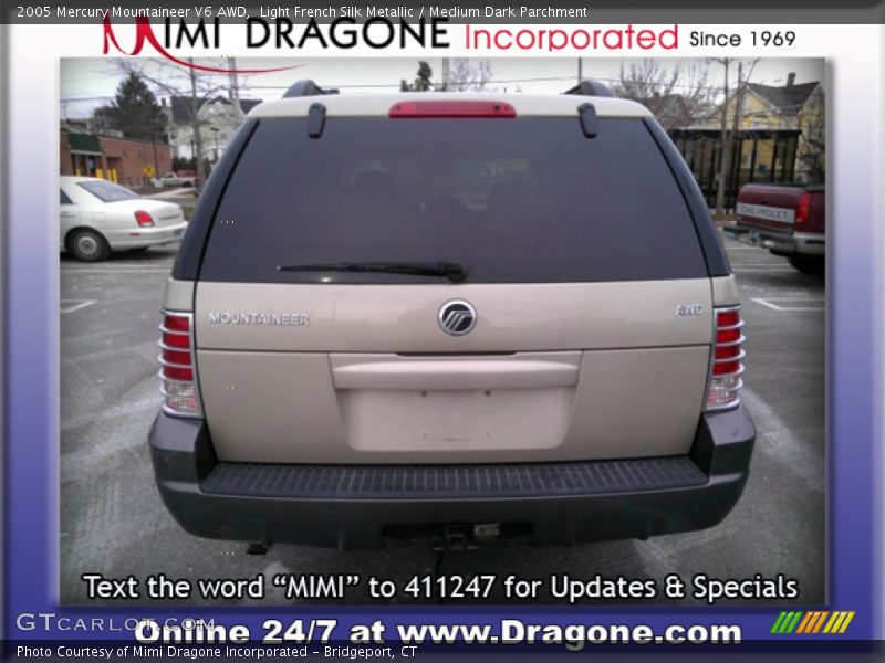 Light French Silk Metallic / Medium Dark Parchment 2005 Mercury Mountaineer V6 AWD