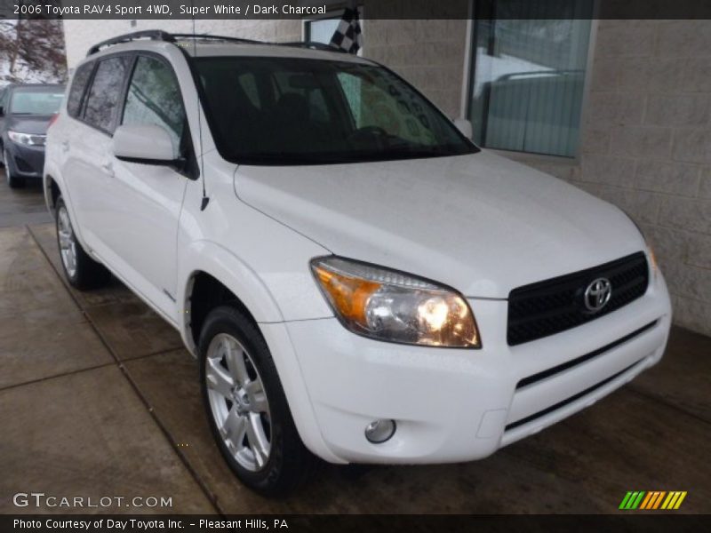 Super White / Dark Charcoal 2006 Toyota RAV4 Sport 4WD