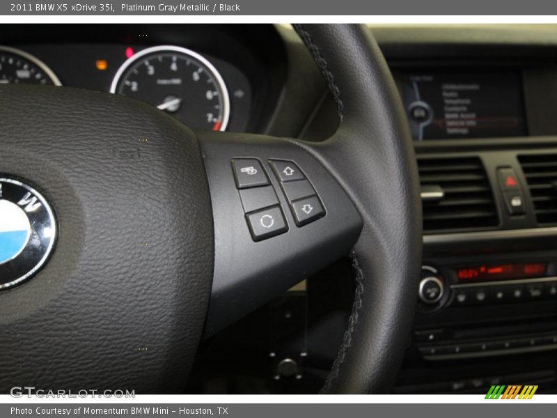 Platinum Gray Metallic / Black 2011 BMW X5 xDrive 35i