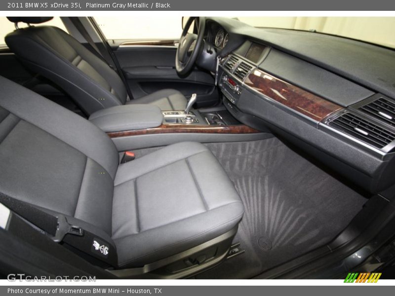 Platinum Gray Metallic / Black 2011 BMW X5 xDrive 35i