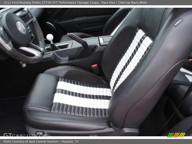Front Seat of 2011 Mustang Shelby GT500 SVT Performance Package Coupe