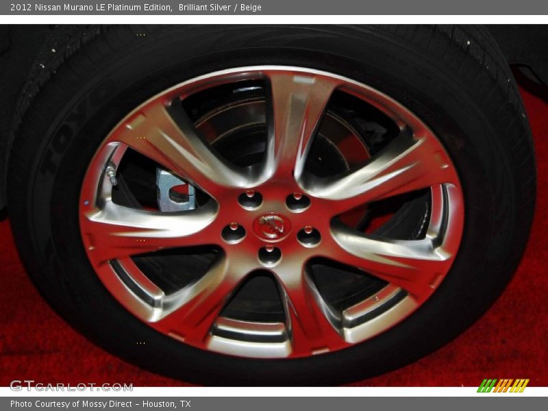  2012 Murano LE Platinum Edition Wheel