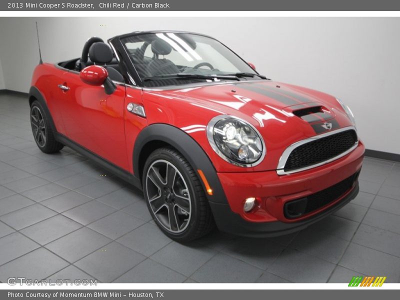 Front 3/4 View of 2013 Cooper S Roadster