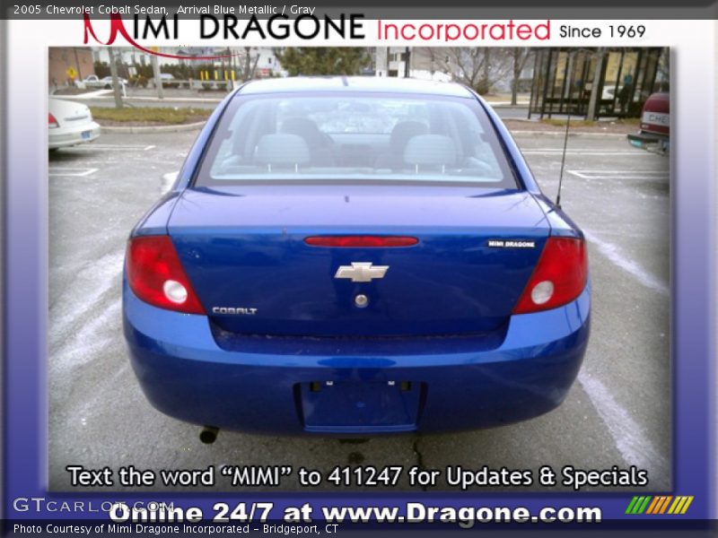 Arrival Blue Metallic / Gray 2005 Chevrolet Cobalt Sedan