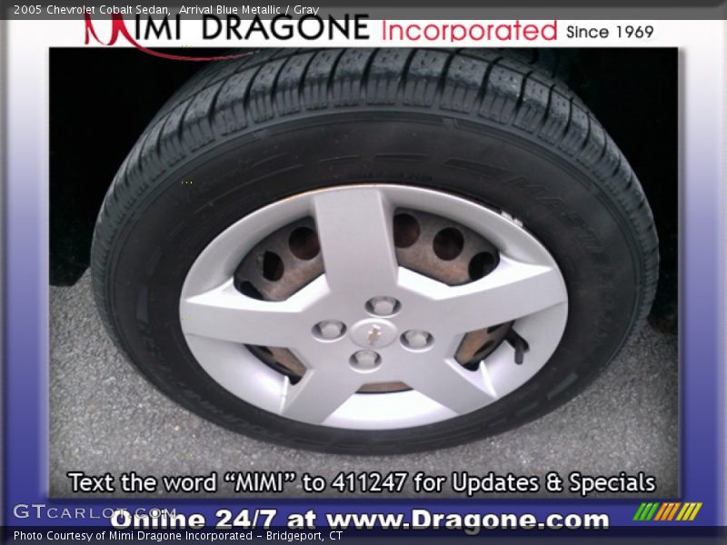 Arrival Blue Metallic / Gray 2005 Chevrolet Cobalt Sedan