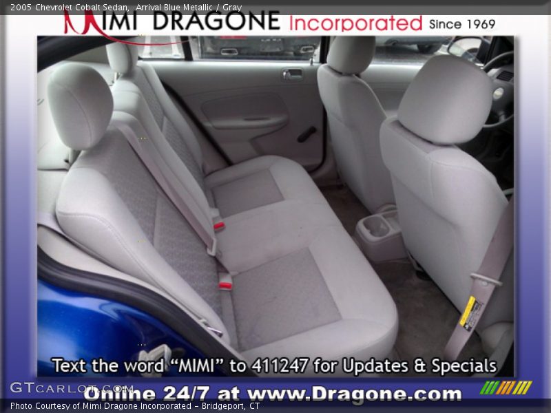 Arrival Blue Metallic / Gray 2005 Chevrolet Cobalt Sedan