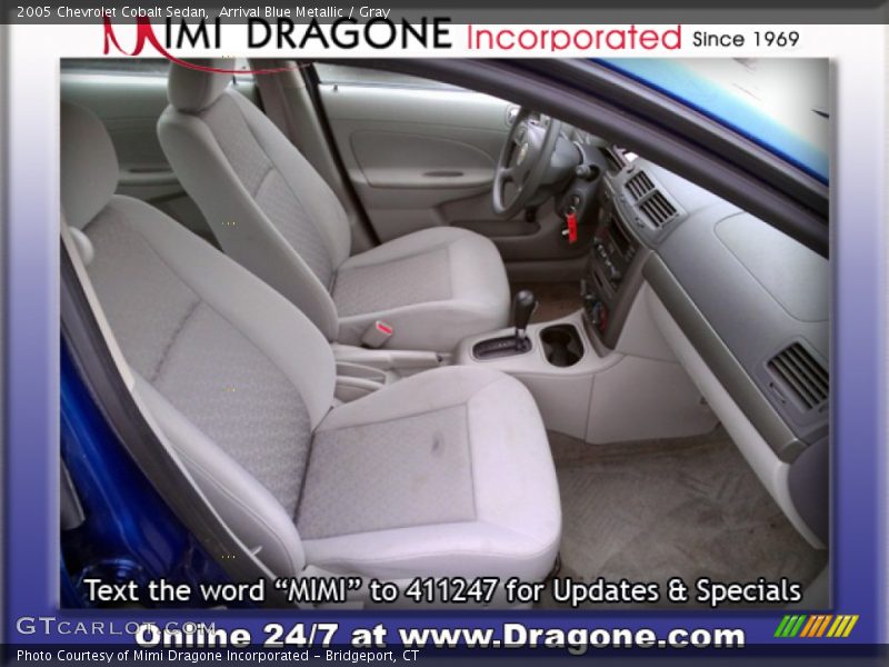 Arrival Blue Metallic / Gray 2005 Chevrolet Cobalt Sedan