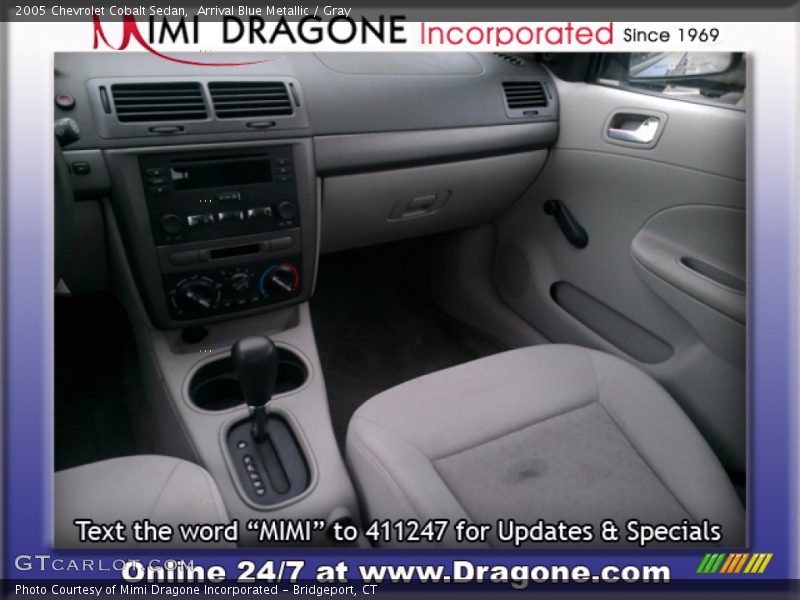 Arrival Blue Metallic / Gray 2005 Chevrolet Cobalt Sedan