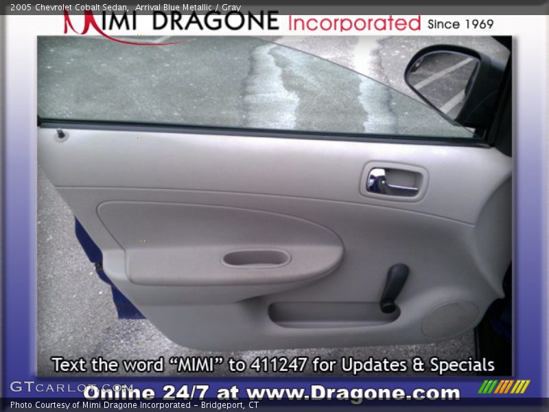 Arrival Blue Metallic / Gray 2005 Chevrolet Cobalt Sedan