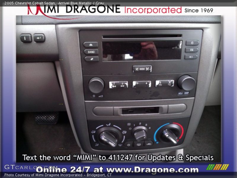 Arrival Blue Metallic / Gray 2005 Chevrolet Cobalt Sedan