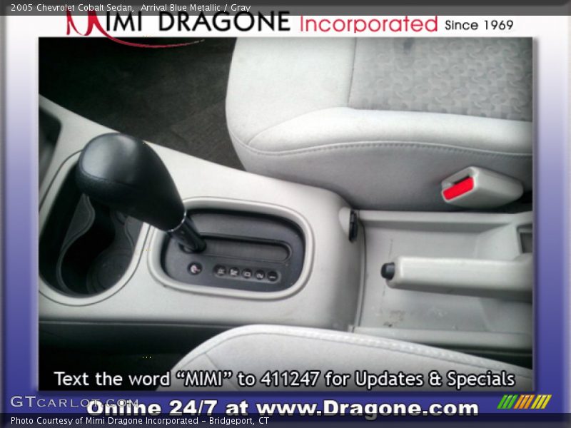 Arrival Blue Metallic / Gray 2005 Chevrolet Cobalt Sedan