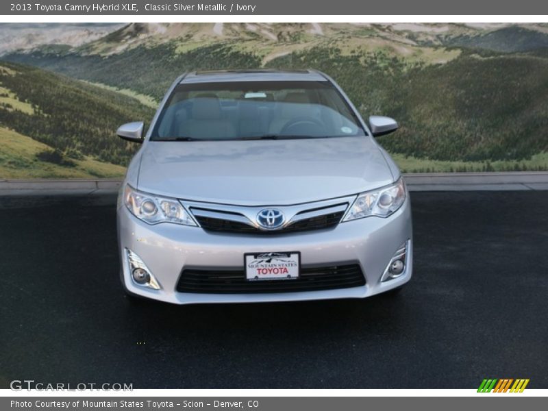 Classic Silver Metallic / Ivory 2013 Toyota Camry Hybrid XLE