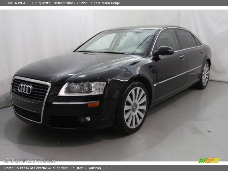 Brilliant Black / Sand Beige/Cream Beige 2006 Audi A8 L 4.2 quattro