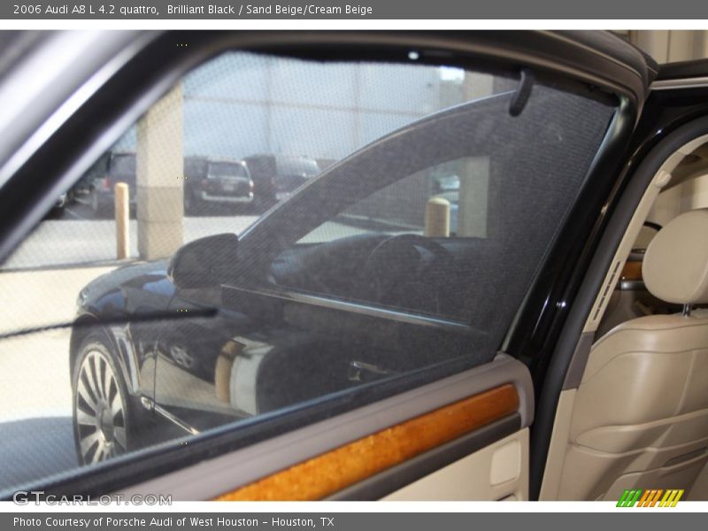 Brilliant Black / Sand Beige/Cream Beige 2006 Audi A8 L 4.2 quattro