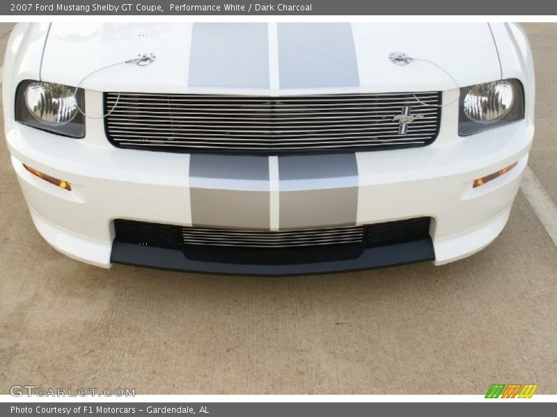 Performance White / Dark Charcoal 2007 Ford Mustang Shelby GT Coupe