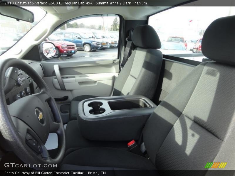 Summit White / Dark Titanium 2010 Chevrolet Silverado 1500 LS Regular Cab 4x4