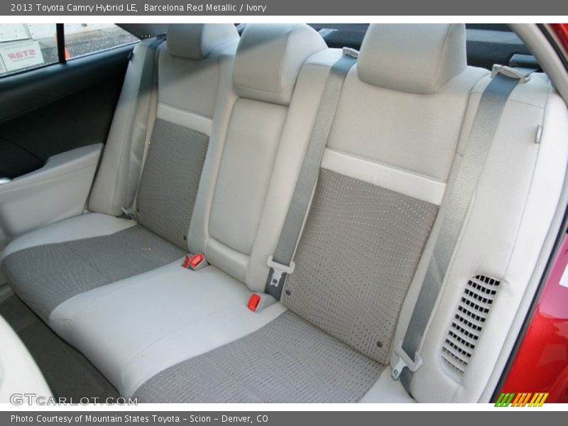 Barcelona Red Metallic / Ivory 2013 Toyota Camry Hybrid LE