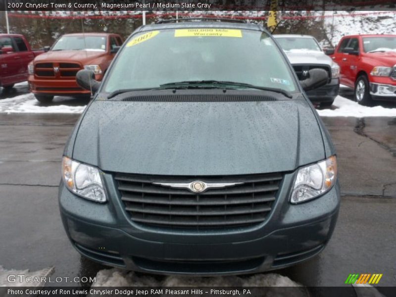 Magnesium Pearl / Medium Slate Gray 2007 Chrysler Town & Country