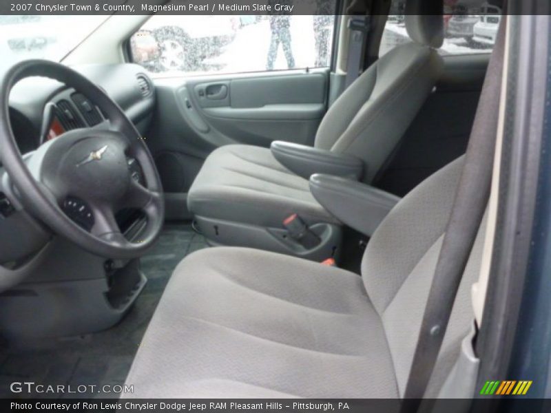 Front Seat of 2007 Town & Country 