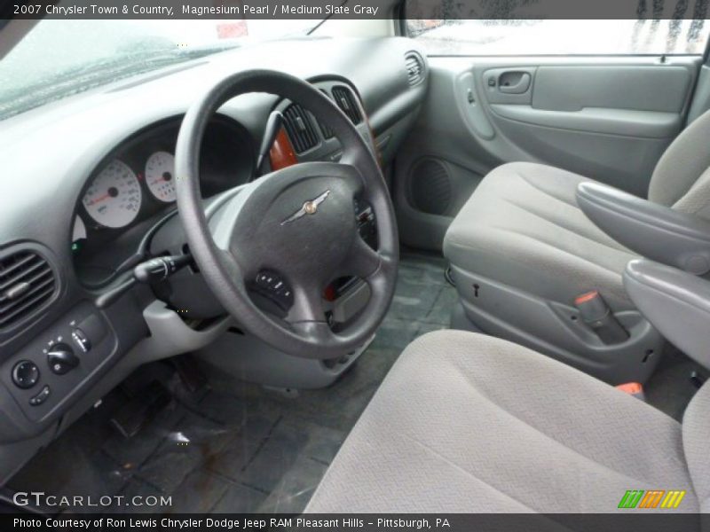 Medium Slate Gray Interior - 2007 Town & Country  