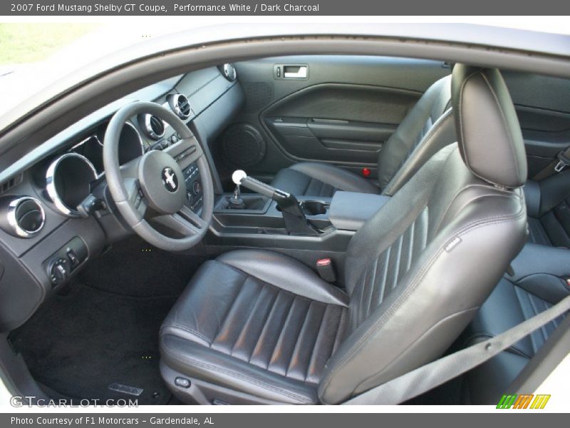 Front Seat of 2007 Mustang Shelby GT Coupe