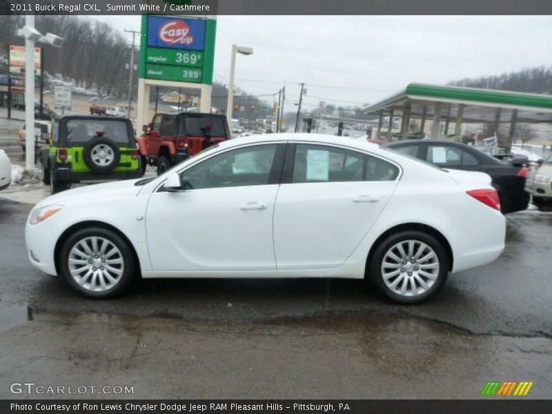 Summit White / Cashmere 2011 Buick Regal CXL